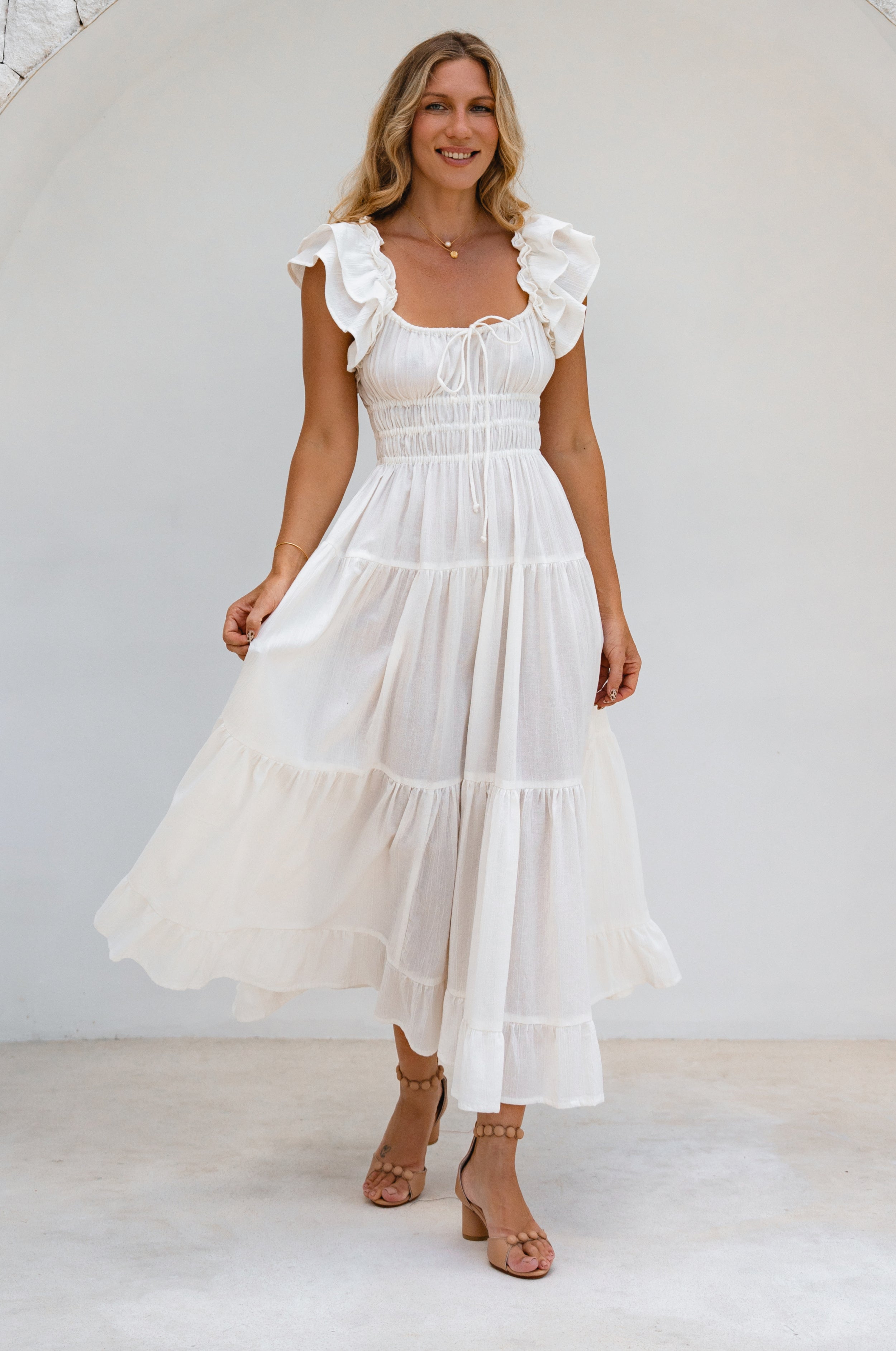 Aura Ruffled Maxi Dress-6